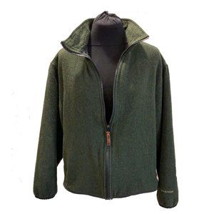 Woolrich Zip Up Forest Green